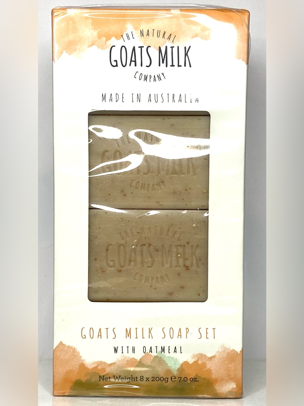 The natural goats milk soap 8 pack Oatmeal